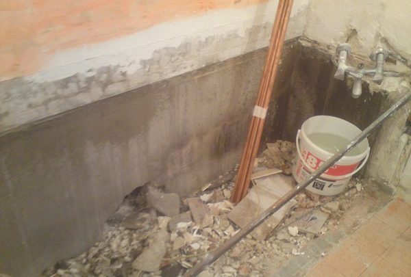 Démolition de salle de bains